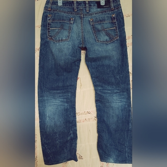 Men's NWT Silver 7 Camp David distressed blue jeans 38/30.5 - Picture 12 of 16